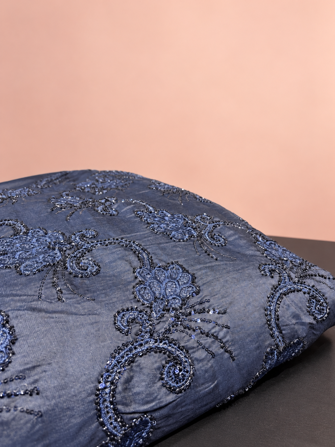 Embroidered denim