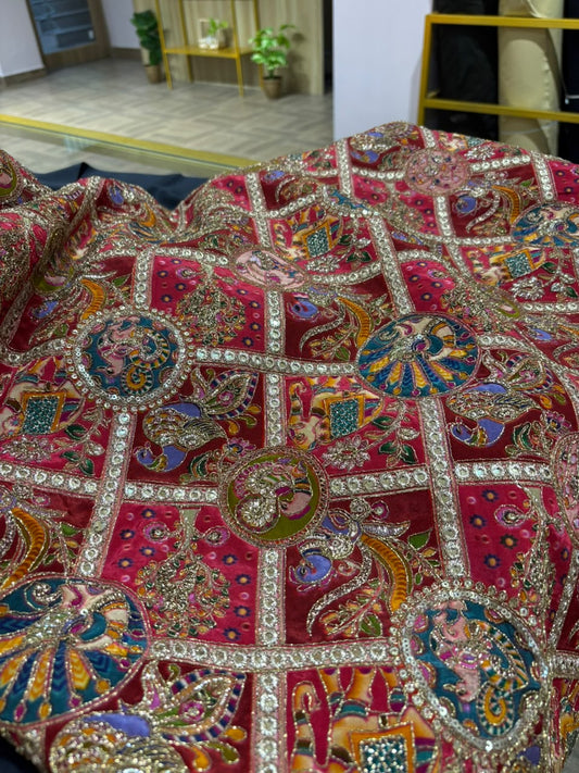 Crepe Tranquil Embroidery Fabric - 44"