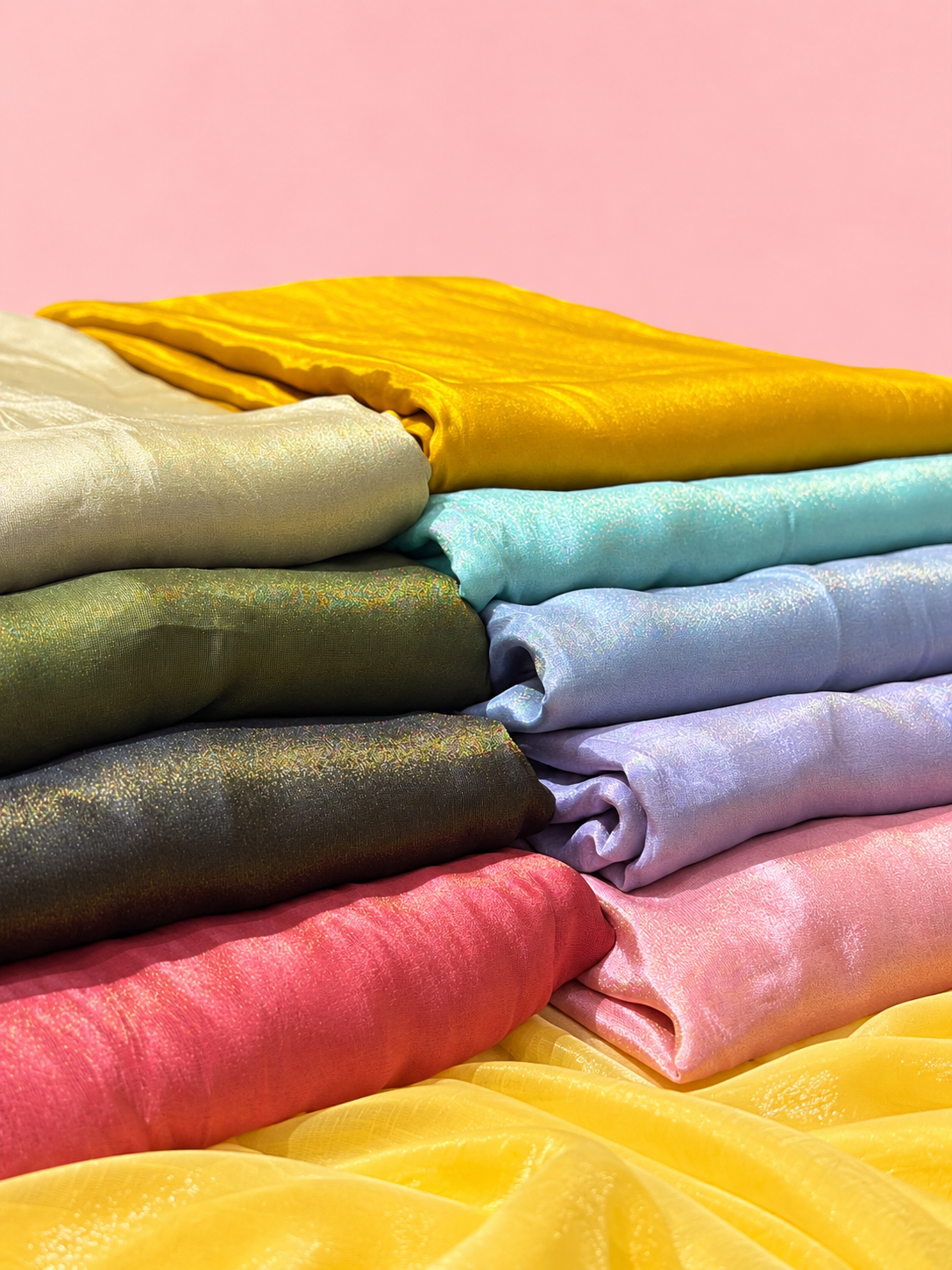 Diamond Tissue Viscose Fabric - 44"