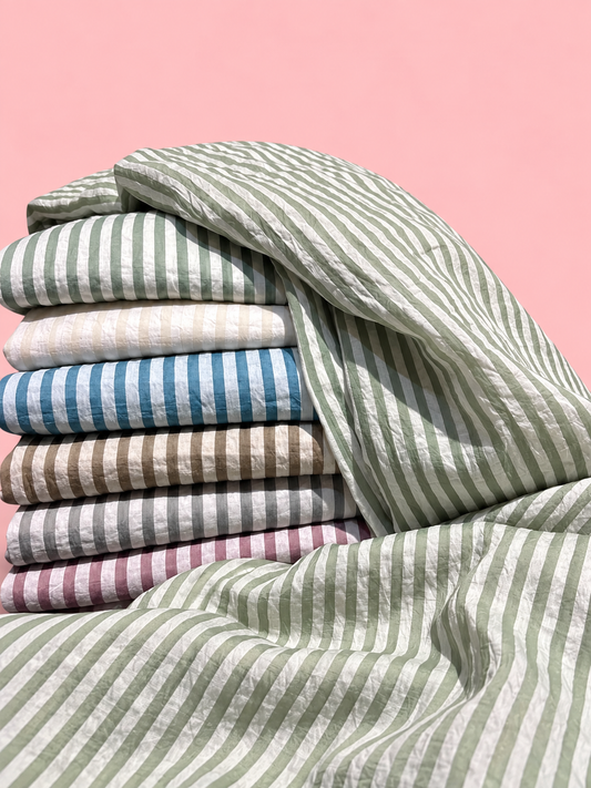 Nv Skytee Striped Fabric - 56"