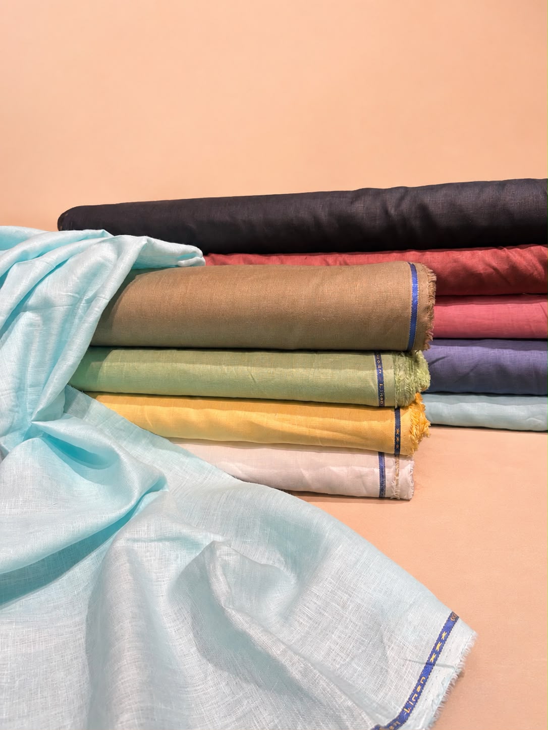 Pure Linen Fabric - 56"