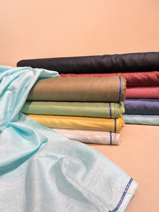 Pure Linen Fabric - 56"